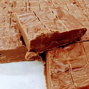 Our rich chocolate fudge.