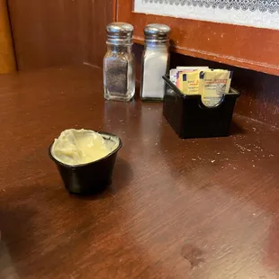 a small bowl of yogurt