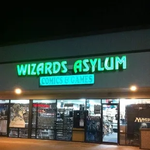 Wizards Asylum Comics &amp; Games at the corner of 71st &amp; Mingo in Tulsa, same parking lot as Zios Italian Restaurant.