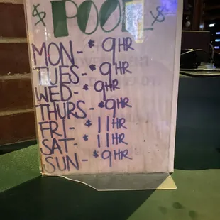 Pool prices as of 12/03/2023
