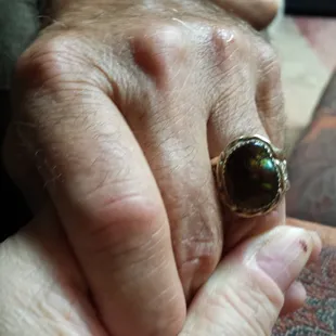 Husband&apos;s wedding ring