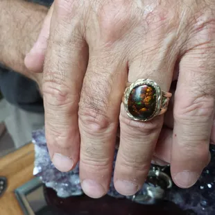 Husband&apos;s wedding ring