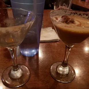 Very yummy pumpkin spice martini/s