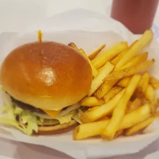 #1 Double Cheeseburger Combo