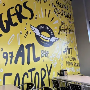 interior, bagels