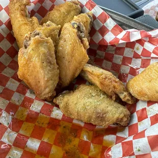 Saturated with grease and soggy