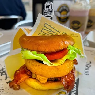 Onion Ring Burger