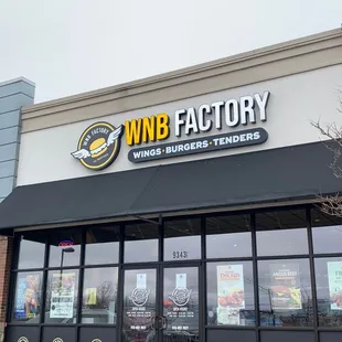 the front of the store