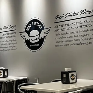 the interior of a restaurant