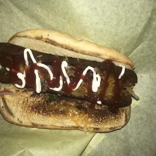 Vegan hotdog