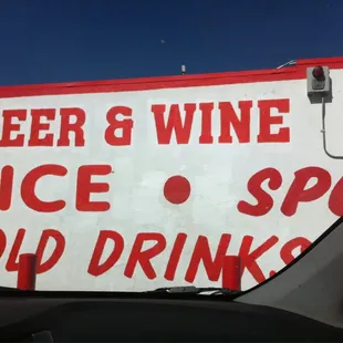 a sign on the side of a building