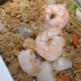 Shrimp fried rice