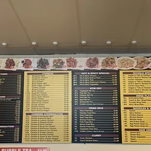 Updated menu!!