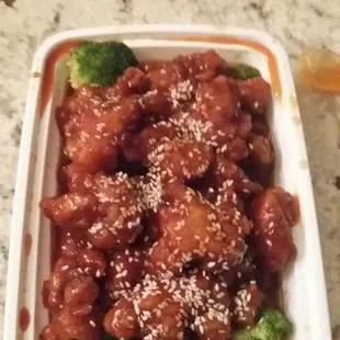 Sesame chicken