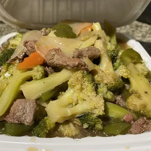 Beef Broccoli...