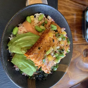 Hawaiian Salmon Poke Bowl