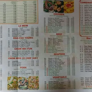 menu, sushi and sashimi