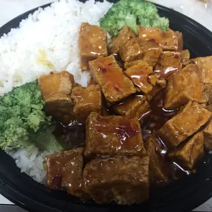General Tso's Tofu, always perfect