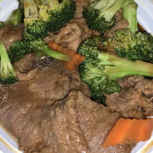 Broccoli and beef