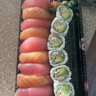 Sushi Deluxe, Salmon &amp; Tuna only