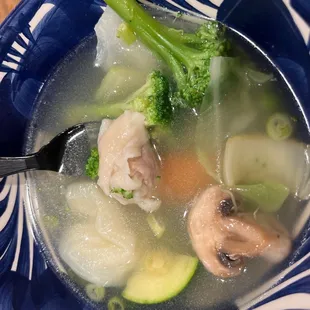 Shrimp wonton soup (it&apos;s amazing, must try!!!!)