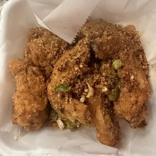 Salt and Pepper Chicken Wing (6) ( Spicy )