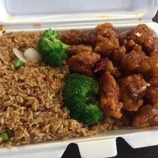 General T'so. Not too bad, not too good. Whatever I mistakenly got first looked better than this.