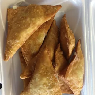 Crab Rangoon.