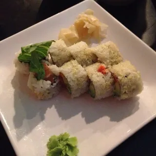 CRUNCHY SALMON AVOCADO ROLL