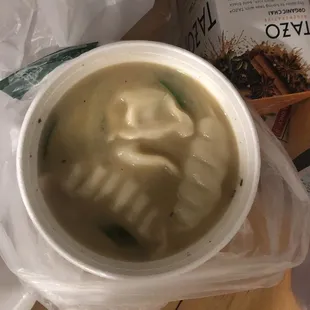 Cold Wonton Soup