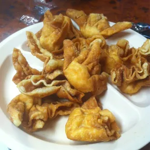 Crab cheese puffs, 6 for 2.99! Best in town.