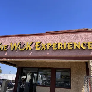 the front of the restaurant