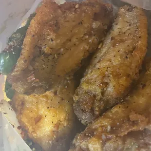 Salt and pepper wings