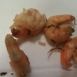Shrimp not cleaned