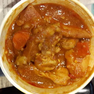 Spicy chicken curry. Favorite out of everything