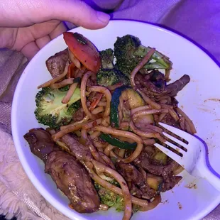 Lo Mein Mongolian Beef Vegetable Lo Mein