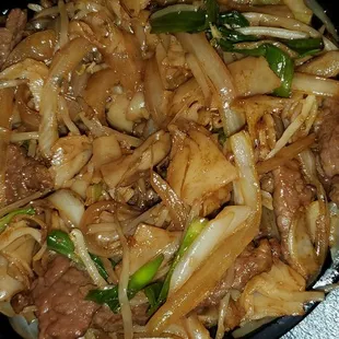 Beef Chow Fun without noodles.