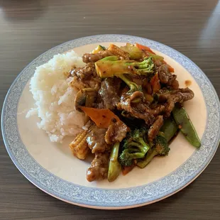 My lunch special- Szechwan beef