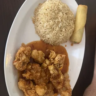 L9 Orange Chicken Lunch