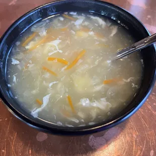 Egg flower soup