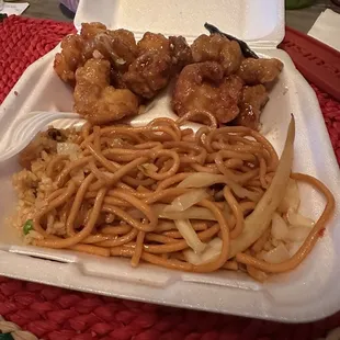 Forgot to take a picture when we started to eat lol this was already halfway done.