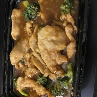 chicken and broccoli