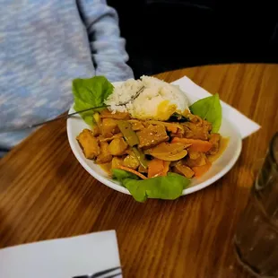 Sunrise Curry with tofu