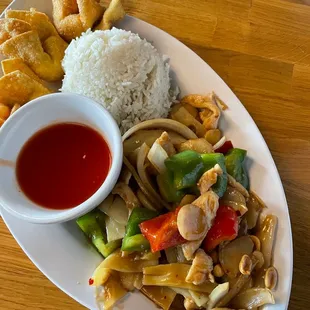 Lunch special at Wok in the Park!