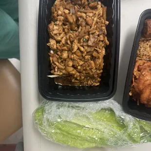 Chicken lettuce wraps