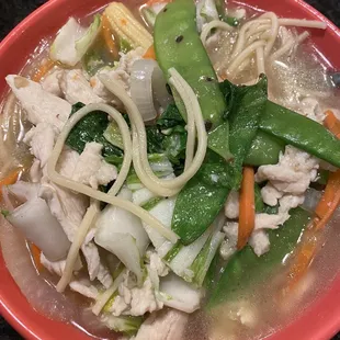 Hong Kong noodle soup