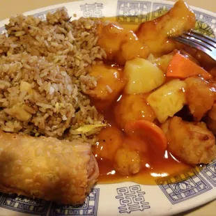 Sweet and sour chicken