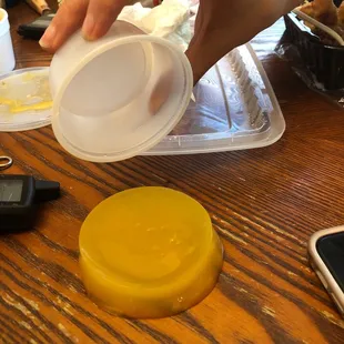 What kind of sauce is this ??? it looks like a Jell-O shot !!