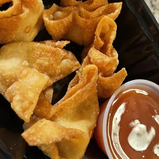 6 Piece Stuffed Crab Rangoon (take out order)
