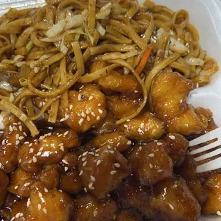 12. Sesame Chicken 8. Lo Mein